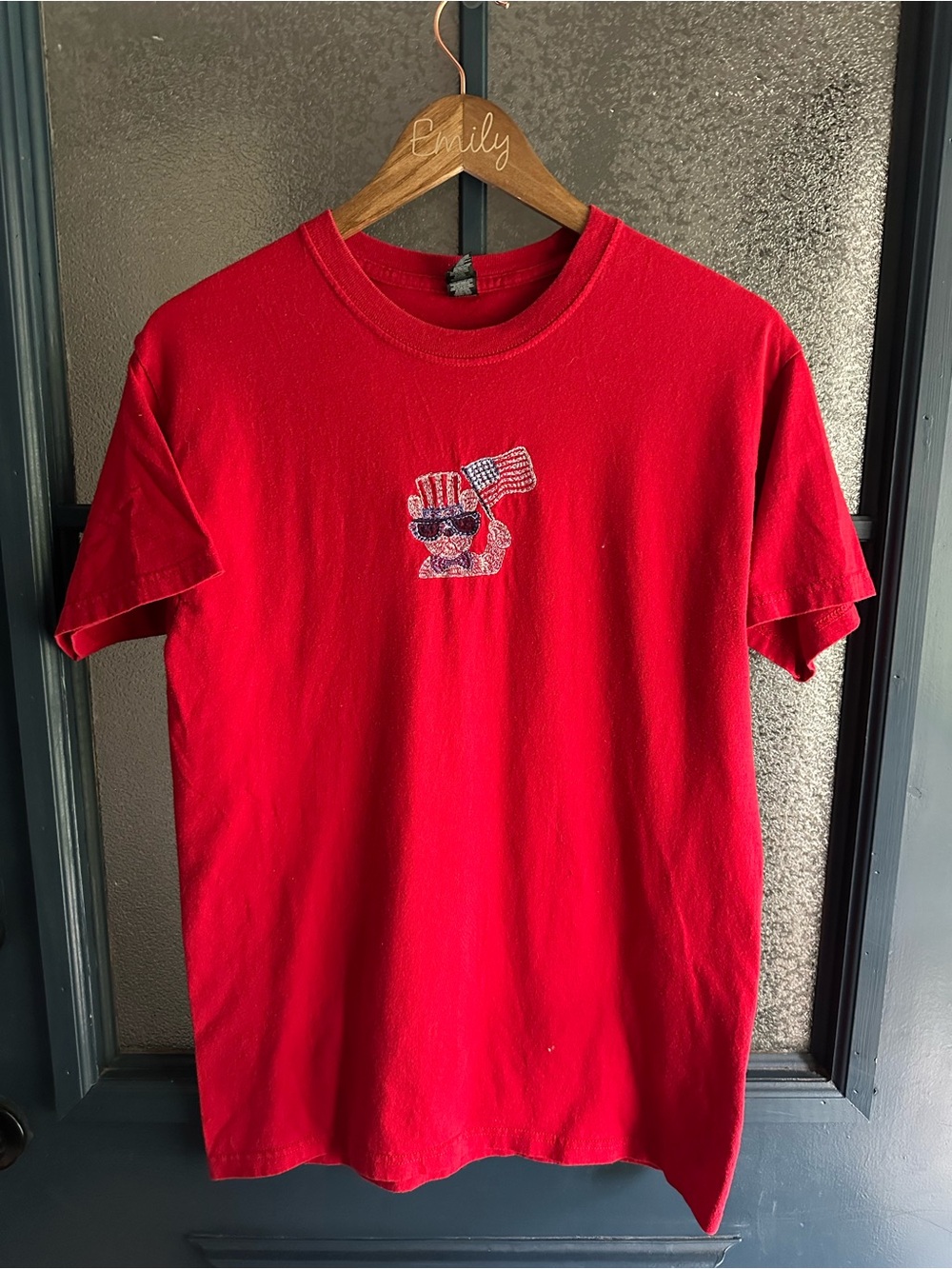 Red Short-Sleeve Patriotic Tee
